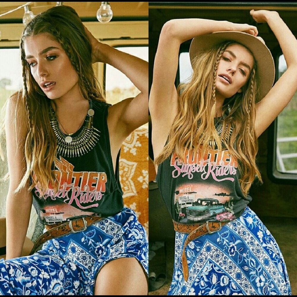 Spell & The Gypsy Sunset Riders Singlet SZ S